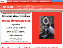 Tablet Screenshot of heidakaese.ch
